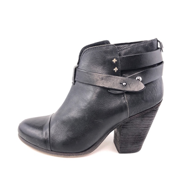 Amazing Rare Rag & Bone Fei classic black ankle boots UK3.5 SS002
